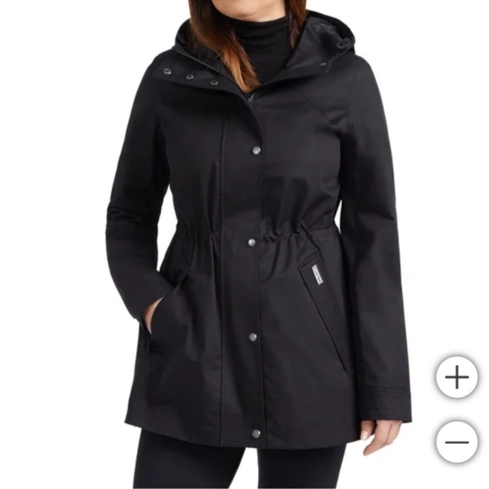 Hunter Ladies' water resistant cotton smock Rain Jacket